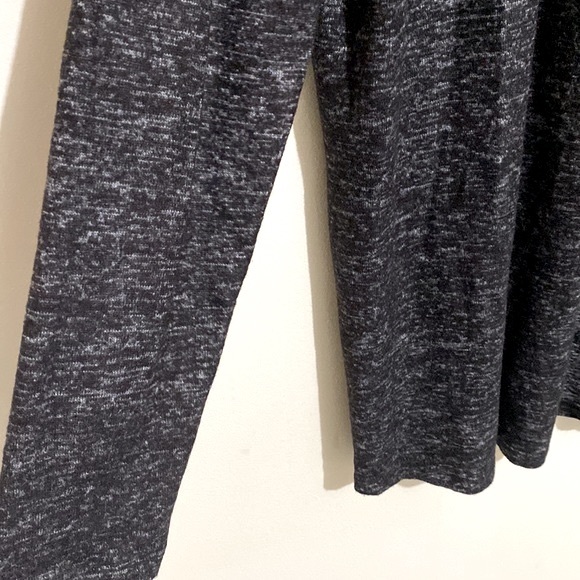 Bobeau Marled Hacci Open Cardigan Raven Black Mix Size L - Picture 5 of 12